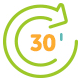 Icon for improvement with just 30 minutes of use per week