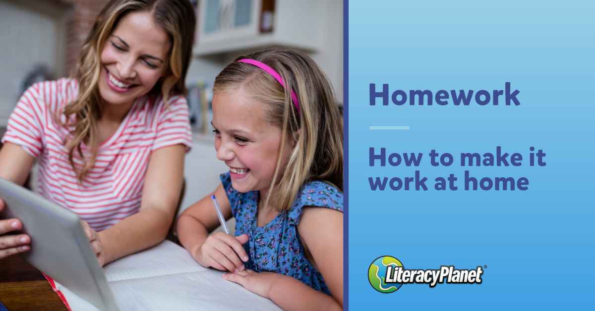 Homework: How to make it work at home | LiteracyPlanet